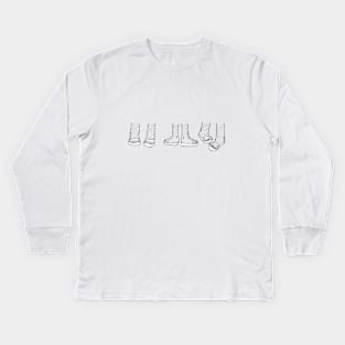 Feet Kids Long Sleeve T-Shirt